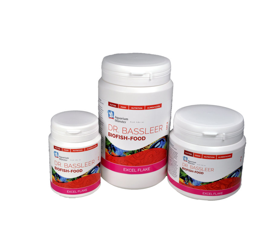 Dr. Bassleer Biofish Food Excel flake vlokvoer