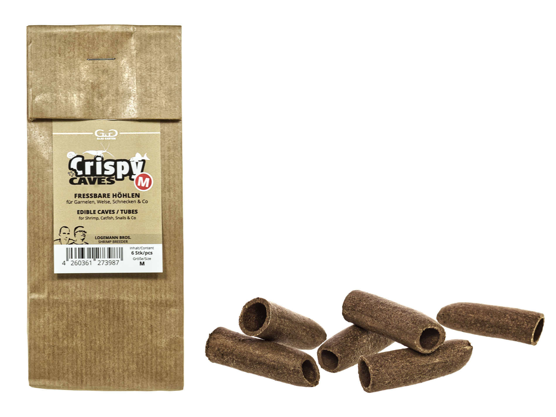 GlasGarten Crispy Caves/ eetbare holen - Maat M