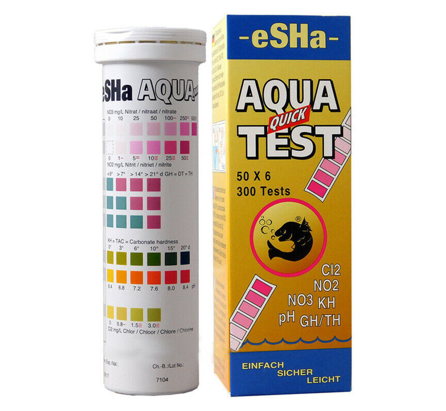 eSHa Aqua quick test - teststrips (50 stuks)