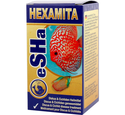 eSHa eSHa HEXAMITA - tegen gatenziekte bij Discus en andere Cichliden (20ml)