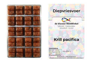 Krill pacifica diepvriesvoer 100g blister
