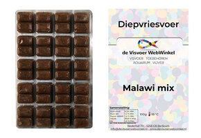 Malawi mix diepvriesvoer 100g blister