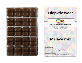Malawi mix diepvriesvoer 100g blister