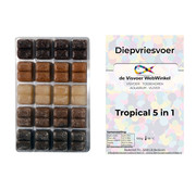 de Visvoer WebWinkel Tropical 5 in 1 diepvriesvoer 100g blister