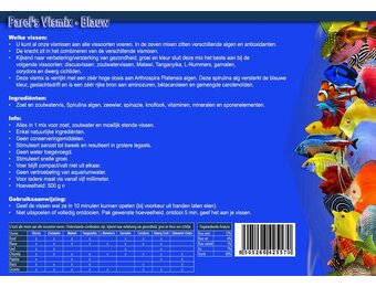 Parels Vismix Blauw 500 gram - diepvriesvoer