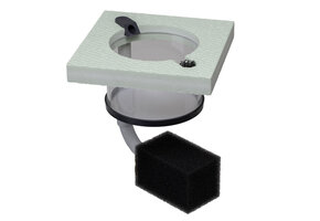 Kweekring drijvend met filtering vierkant - 100 of 150mm