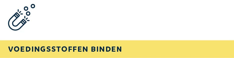 Oase voedingstoffen binden