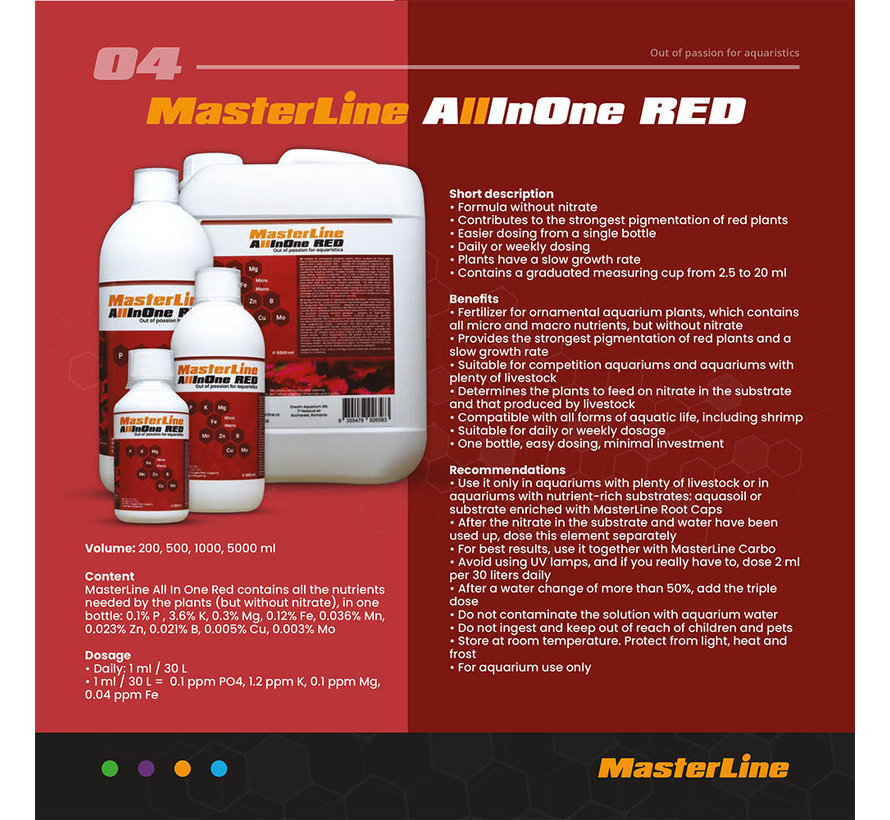 MasterLine All In One Red