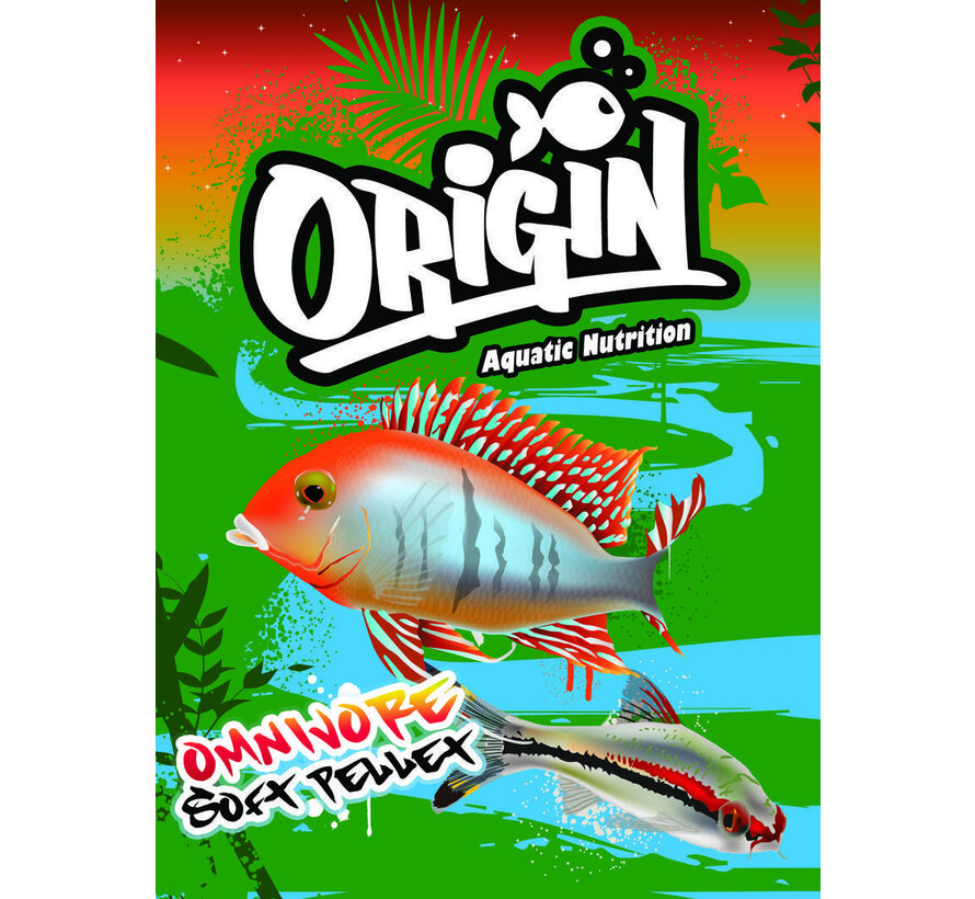 Origin Aquatic Nutrition Omnivore Soft Pellet 1mm