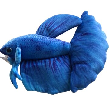 GreenPleco GreenPleco knuffel - Betta blauw