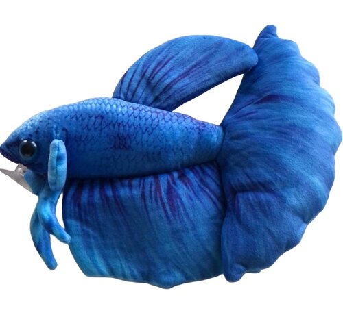 GreenPleco GreenPleco knuffel - Betta blauw