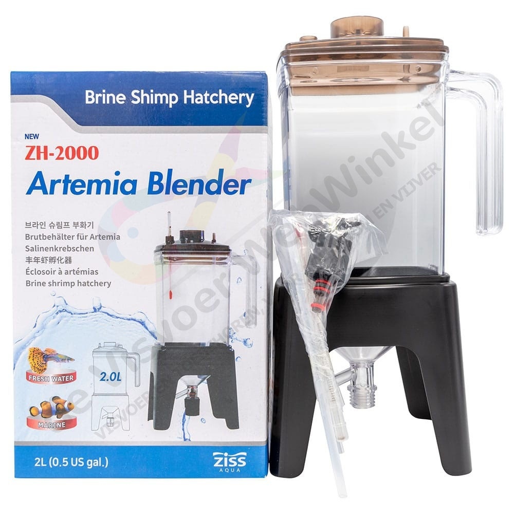 Artemia kweken met de Ziss artemia kweekset