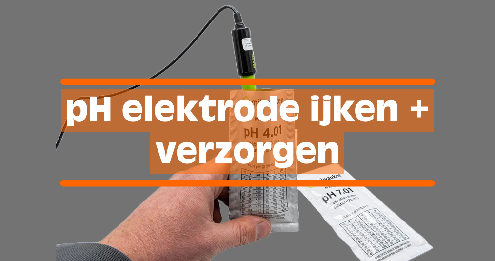 pH elektrode en digitale pH meter verzorgen