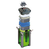 Eheim eXperience 350 buitenfilter met filtermedia