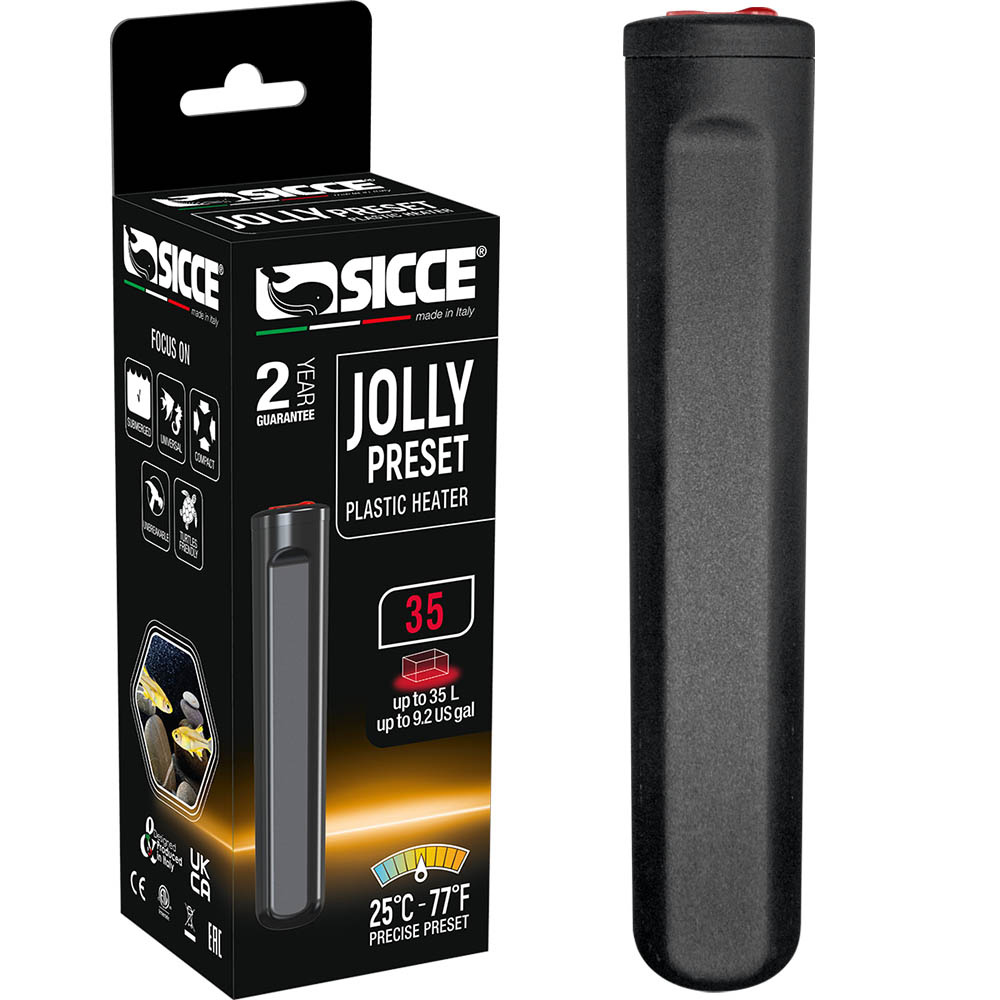 Sicce Jolly preset nano aquarium verwarming