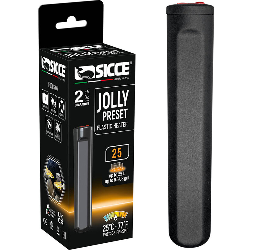 Sicce Jolly preset nano aquarium verwarming