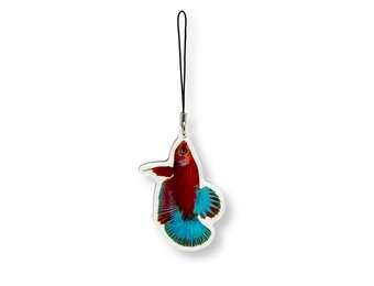 Sleutelhanger Betta splendens "Red Star Tail"