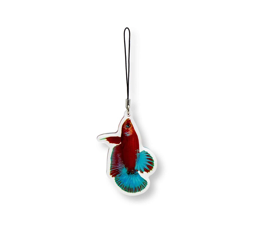 Sleutelhanger Betta splendens "Red Star Tail"