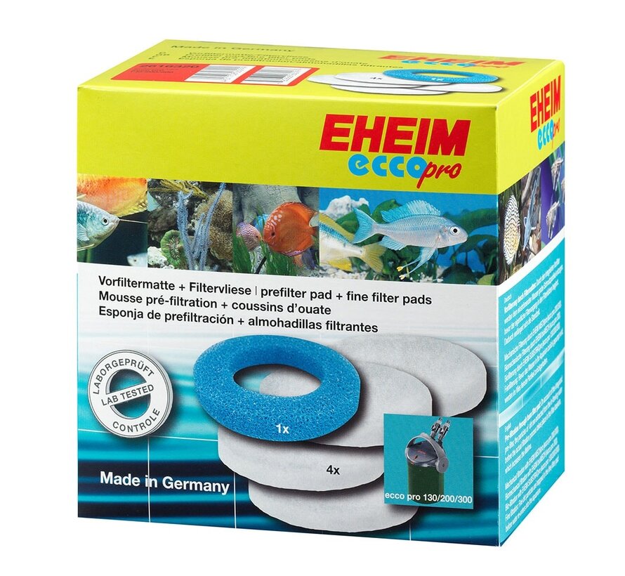 Eheim filtervlies set voor Ecco (pro) 130, 200 en 300 2032/2232/2034/2234/2036/2236