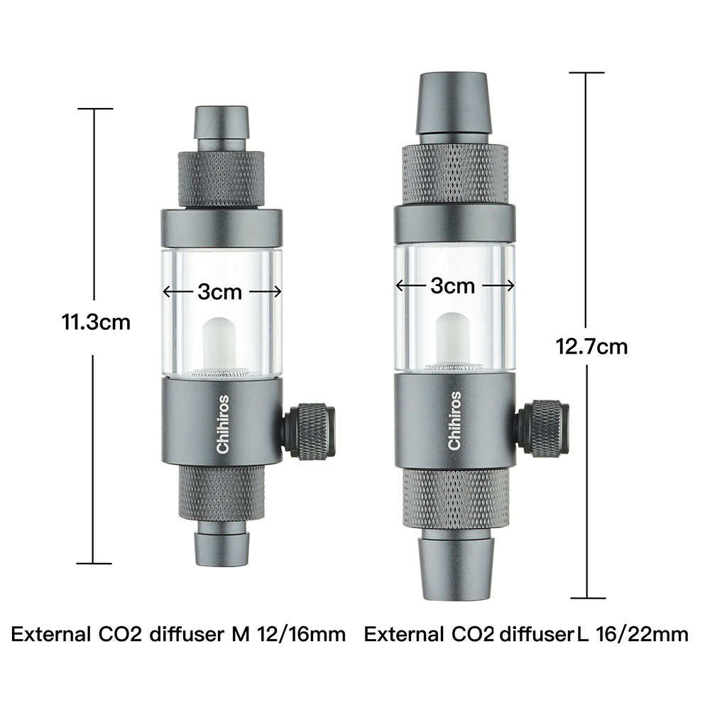 Chihiros externe/ Inline CO2 atomizer 12/16mm of 16/22mm