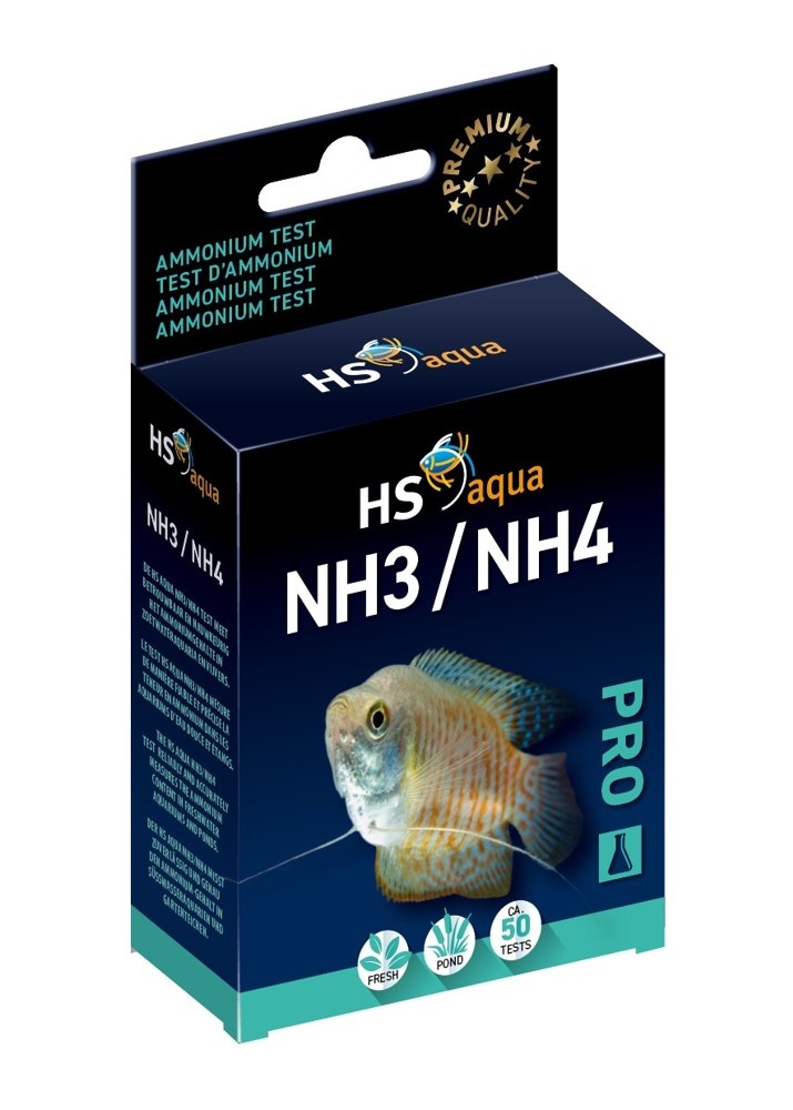 HS Aqua NH3/NH4 druppeltest Pro