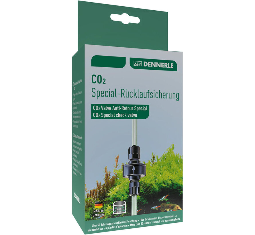 Dennerle CO2 terugslagventiel profi-line