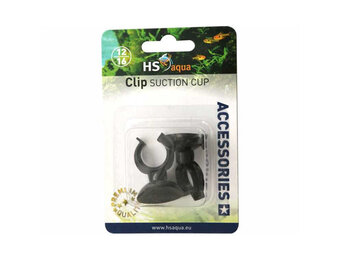HS Aqua Zuignap met Clip 12-16 mm (2 stuks, zwart)