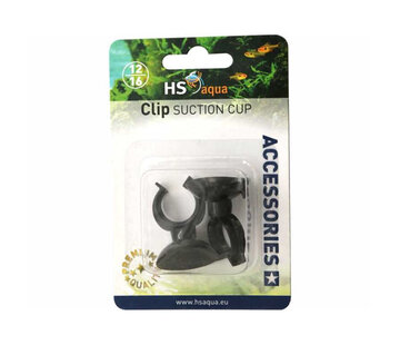 HS Aqua HS Aqua Zuignap met Clip 12-16 mm (2 stuks, zwart)