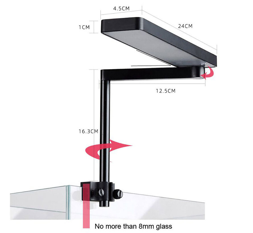 Chihiros CII RGB LED verlichting 20-36cm