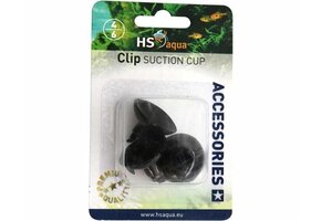 HS Aqua Zuignap met Clip 4-6 mm (3 stuks, zwart)