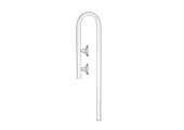Glazen aanzuigbuis Lily - 12mm en 16mm
