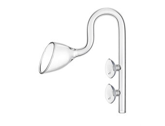 Glazen uitstroombuis Lily pipe - 12mm en 16mm