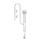 Glazen oppervlakte afzuiger/ skimmer - 12mm en 16mm