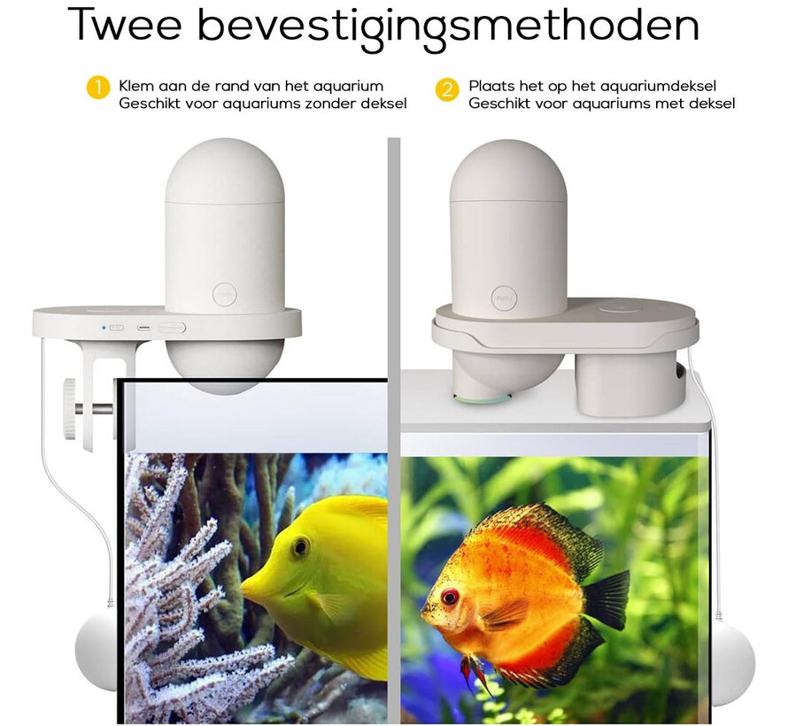 Visual Fish Feeder – Slimme visvoer automaat met camera en appbediening