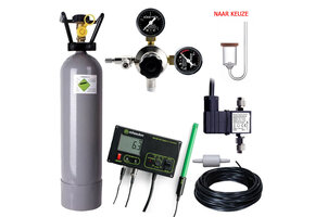 Complete CO2 set PROFI 2000 gram met pH controller