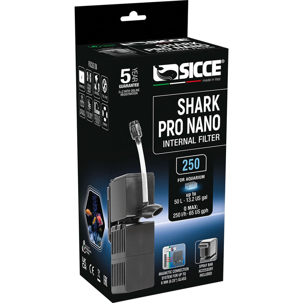 Sicce Shark PRO Nano 250 interne filter