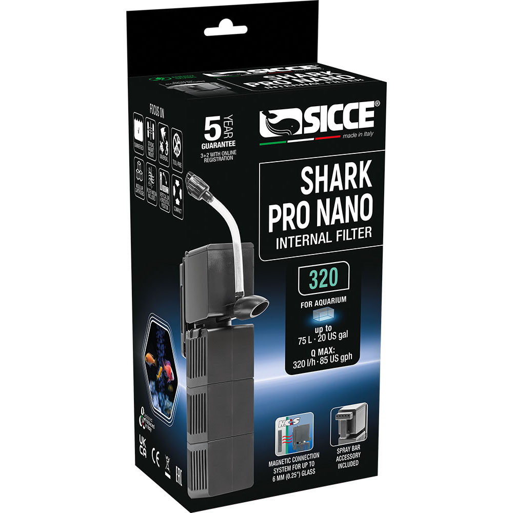 Sicce Shark PRO Nano 320 interne filter