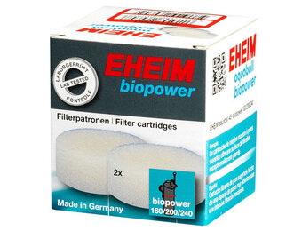 EHEIM Filterpatroon voor Aquaball 45, Biopower 160/200/240 - 2 stuks
