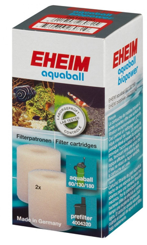 EHEIM Voorfilterpatroon Aquaball, Biopower - 2 stuks