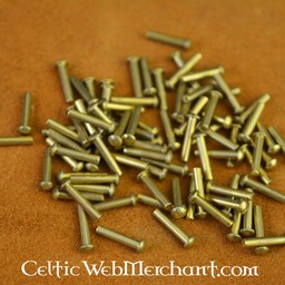 100 brass rivets 8 mm - Celtic Webmerchant