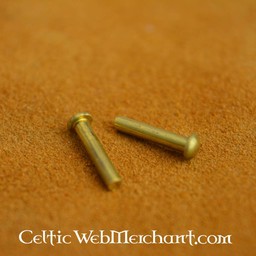 100 brass rivets 8 mm - Celtic Webmerchant