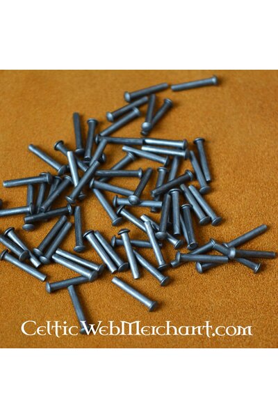 100 steel rivets 12 mm - Celtic Webmerchant