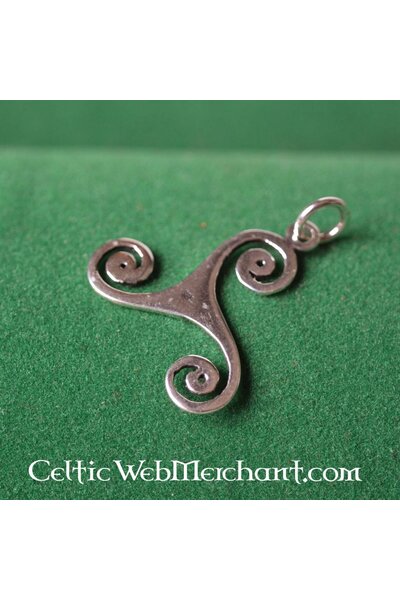 Silver triskelion - Celtic Webmerchant