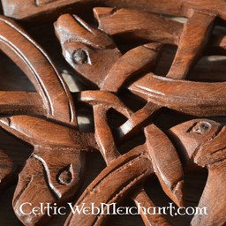 Sculpture en bois, Trois Chiens celtiques - Celtic Webmerchant