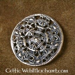 Viking styl Borre broszka brąz - Celtic Webmerchant