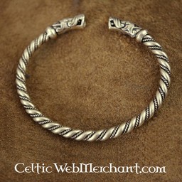 Wikingowa bransoleta Gotland, posrebrzana - Celtic Webmerchant