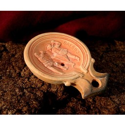 Roman oil lamp gladiator Decirivs-Bibius - Celtic Webmerchant