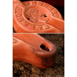 Roman oil lamp with Chi-Rho cross - Celtic Webmerchant