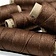 Linen yarn dark brown, 50 m - Celtic Webmerchant