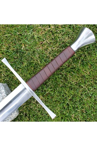 Espada de mano y media Darren, roma, cuero marrón - Celtic Webmerchant